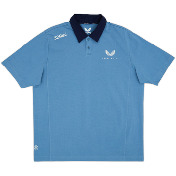 2023-24 Rangers Castore Polo de voyage