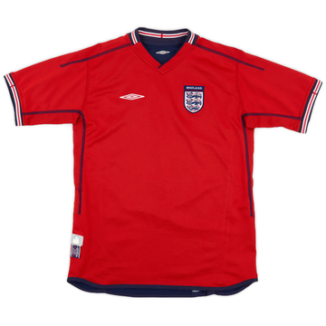 2002-04 England Maillot extérieur - 8/10 - (L.Boys)