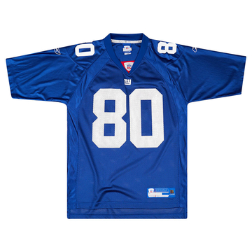 2005-06 New York Giants Shockey #80 Maillot Reebok On Field Domicile XXL