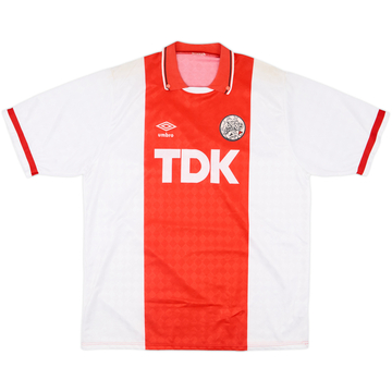 1989-91 Ajax Maillot Domicile - 9/10 - (XL)