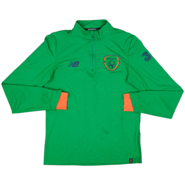 2017-18 Ireland New Balance Haut d'entraînement 1/4 zip - 8/10 - (S)