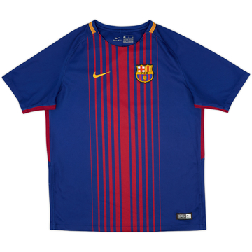2017-18 Barcelona Maillot domicile - 7/10 - (XL.Boys)