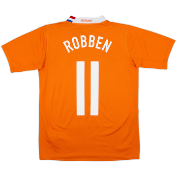 2008-10 Netherlands Maillot Domicile Robben #11 - 7/10 - (XL.Boys)