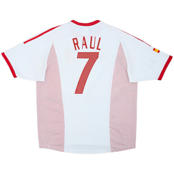 2002-04 Spain Maillot extérieur Raul #7 - 7/10 - (XL)