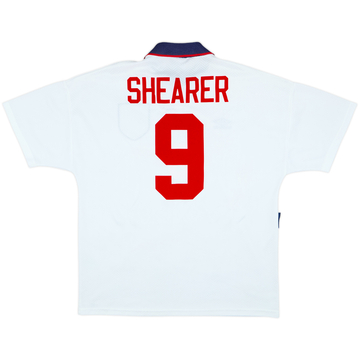 1993-95 England Maillot Domicile Shearer #9 - 8/10 - (XL)