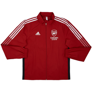 2021-22 Arsenal adidas Veste de survêtement à capuche - 10/10 - (S)
