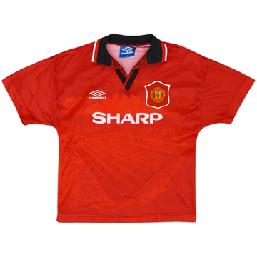 1994-96 Manchester United Maillot domicile - 8/10 - (L. Garçons)