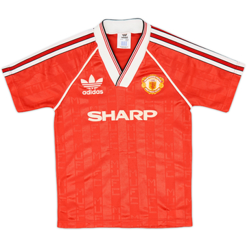 Maillot Domicile Manchester United 1988-90 - 8/10 - (7-8 ans)