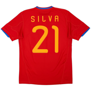 2009-10 Espagne Maillot domicile Silva #21 - 6/10 - (XL.Boys)