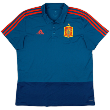2017-18 Spain adidas Polo - 9/10 - (XL)