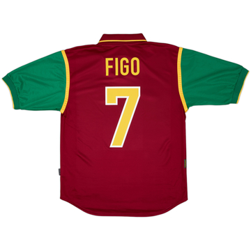 1999-00 Portugal Maillot Domicile Figo #7 - 9/10 - (M)