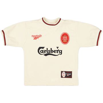 1996-97 Liverpool Maillot extérieur - 7/10 - (Garçons S)