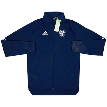 2020-21 Leeds United adidas Veste de pluie à capuche (XS)