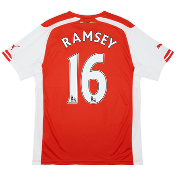 Maillot domicile Arsenal 2014-15 Ramsey #16 - 9/10 - (S)
