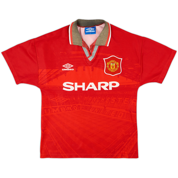 1994-96 Manchester United Maillot Domicile - 6/10 - (Y)
