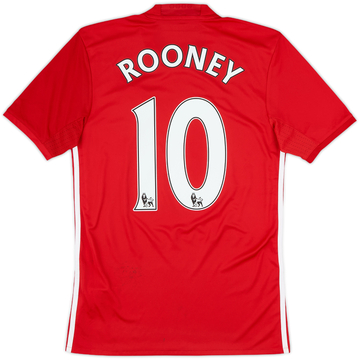 2016-17 Manchester United Maillot domicile Rooney #10 - 8/10 - (XS)