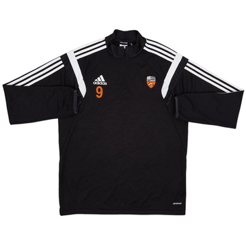 2015-16 Lorient version joueur adidas Haut d'entraînement zippé 1/4 #9 - 8/10 - (L)