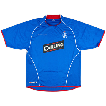 2005-06 Rangers Maillot Domicile - 5/10 - (L)