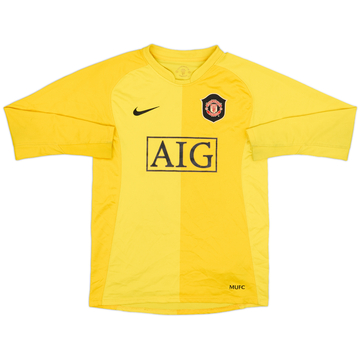 2006-07 Manchester United Maillot GK - 7/10 - Garçons L