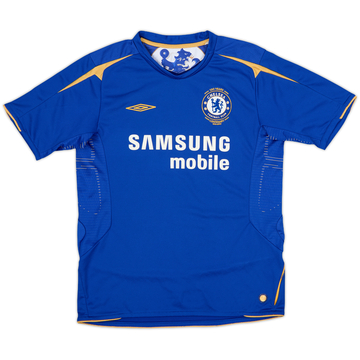 2005-06 Chelsea Maillot domicile centenaire - 9/10 - (Garçons L)