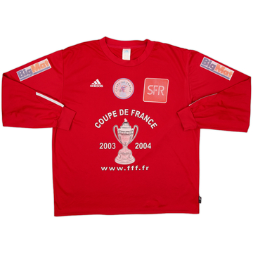 2003-04 Coupe de France Maillot manches longues #4 - 8/10 - (XL)
