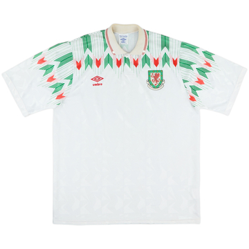 1990-92 Wales Maillot Extérieur - 8/10 - (XL)