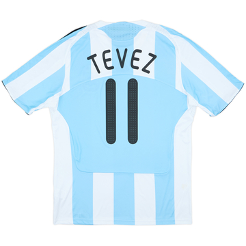 2007-09 Argentina Maillot Domicile Tevez #11 - 8/10 - (L)