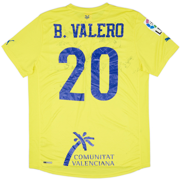 2010-11 Villarreal Maillot Domicile B. Valero #20 (XL)