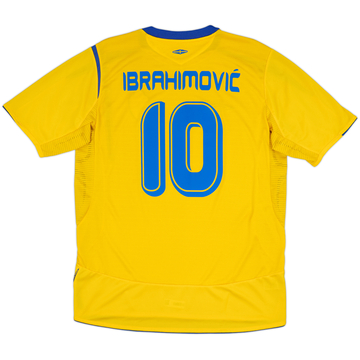 2005-06 Suède Maillot domicile Ibrahimovic #10 (L)