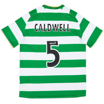 2008-10 Celtic Maillot Domicile Caldwell #5 (M)