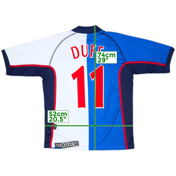2002-03 Blackburn Maillot Domicile Duff #11 (L)