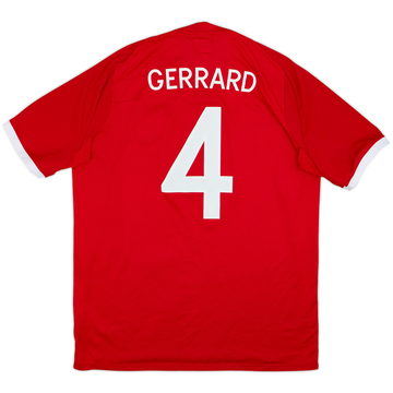 2010-11 Maillot extérieur Angleterre Gerrard #4 - 6/10 - (L)