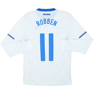 Netherlands 2010-11 Maillot extérieur manches longues version joueur Robben #11 - 10/10 - (M)
