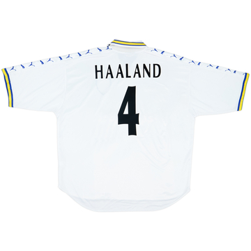 1998-00 Leeds United Maillot domicile Haaland #4 - 6/10 - (XXL)