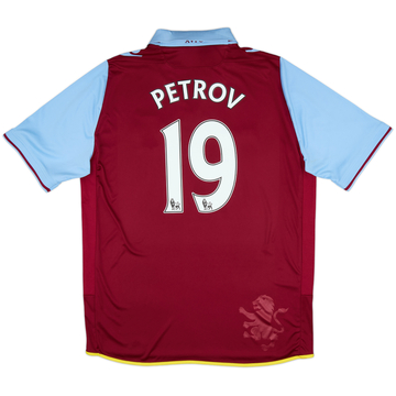 2012-13 Aston Villa Maillot domicile Petrov #19 - 6/10 - (XL)
