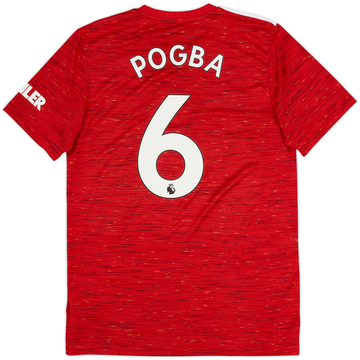 2020-21 Manchester United Maillot Domicile Pogba #6 - 10/10 - (L)