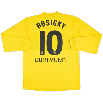 2002-03 Borussia Dortmund Maillot domicile manches longues Rosicky #10 - 5/10 - (L)