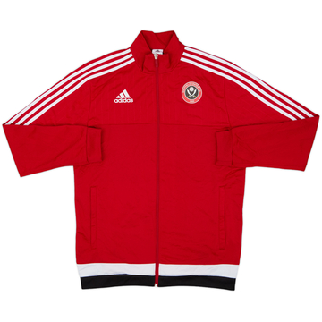 2015-16 Sheffield United adidas Veste de survêtement - état 8/10 - (M)