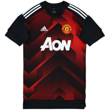 2017-18 Manchester United adidas Maillot d'entraînement - 9/10 - (S)