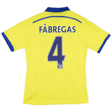 2014-15 Chelsea Maillot extérieur version joueur Fabregas #4 (L)