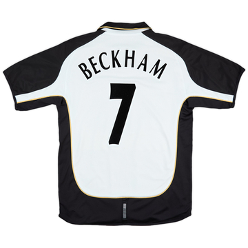 2001-02 Manchester United Maillot Centenaire Extérieur/Troisième Beckham #7 - 6/10 - (S)