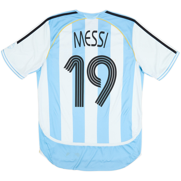 2005-07 Argentina Maillot Domicile Messi #19 - 7/10 - (M)