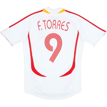 2006-08 Spain Maillot extérieur F.Torres #9 - 6/10 - (S)