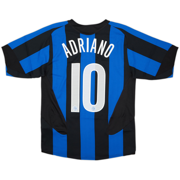 2005-06 Inter Milan Maillot domicile Adriano #10 (S)