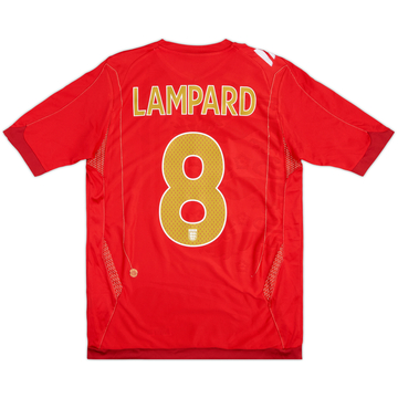 2006-08 England Maillot extérieur Lampard #8 - 6/10 - (S)