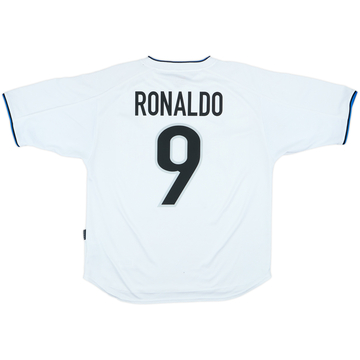 1999-00 Inter Milan Maillot extérieur Ronaldo #9 - 8/10 - (M)
