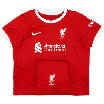 2023-24 Liverpool Maillot domicile et short - 9/10 - (S.Boys)