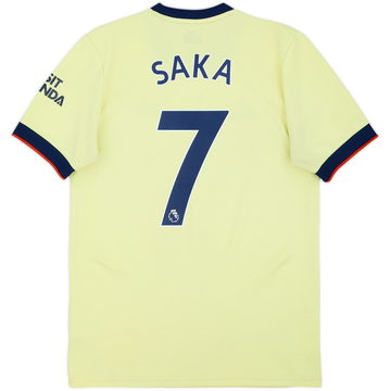 2021-22 Arsenal Maillot extérieur Saka #7 - 6/10 - (M)
