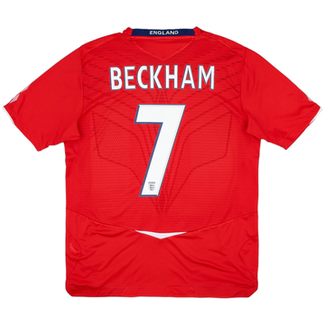 2008-10 Maillot extérieur Angleterre Beckham #7 - 6/10 - (L)