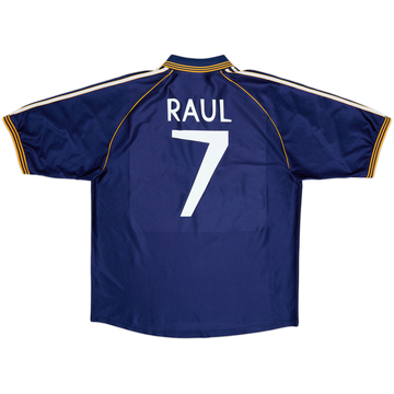 1998-99 Real Madrid Maillot Third Raul #7 - 7/10 - (XL)
